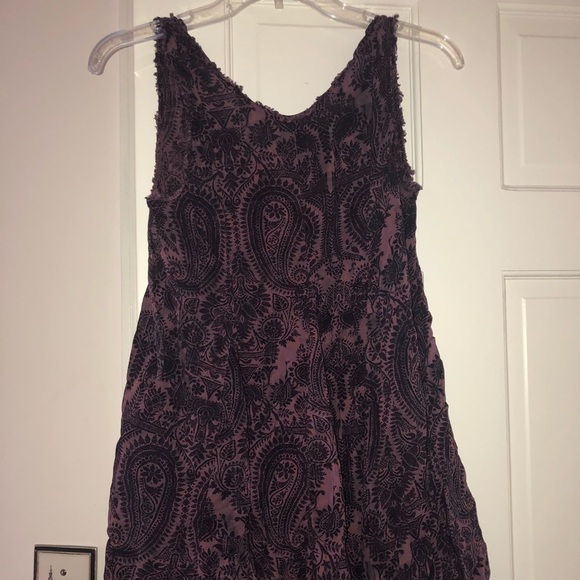 RARE Free People Dress 💜🖤 - Picture 3 of 5